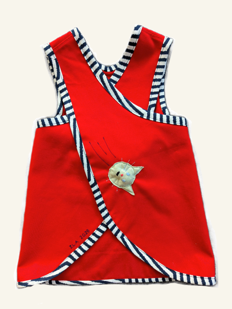 pease apron back